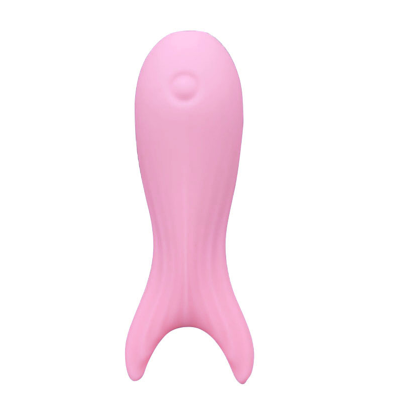 Varita vibrador de lanza vibratoria de juguete para adultos (horquilla de pescado grande y rosa)