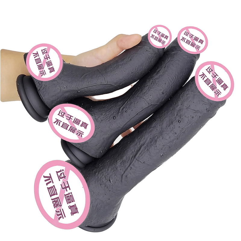 JC898 Simulación popular al por mayor Penis Didol Sexo Toy Sucker Mujeres enormes consoladores realistas para mujeres hombres