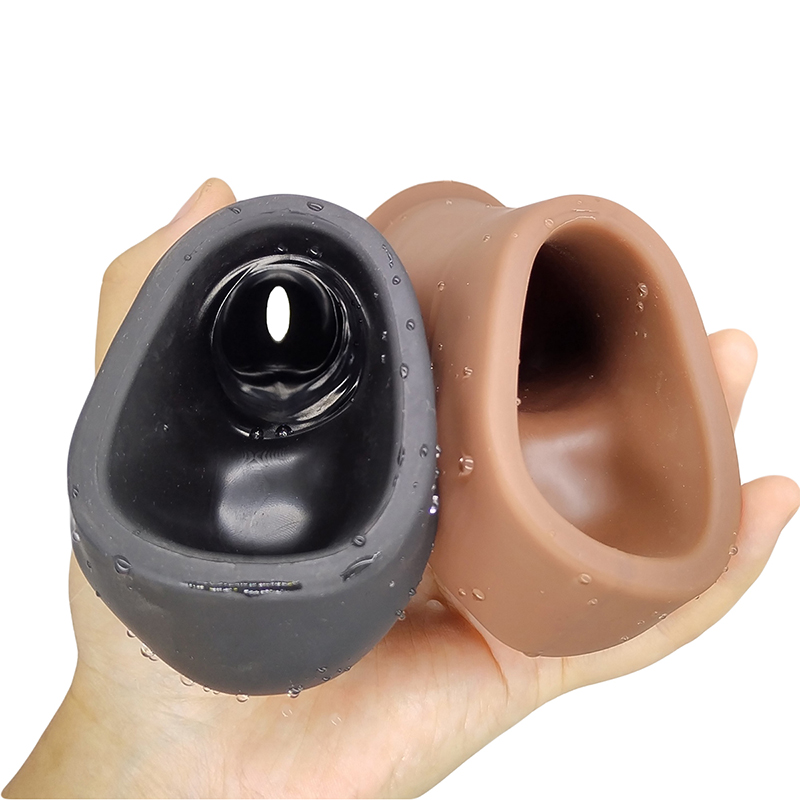JC- Z102#Venta caliente Súper suave reutilizable Masculino Sexo Toys Extensión de la manga del pene Agrandación de polla Silicona Realista Realista para hombres